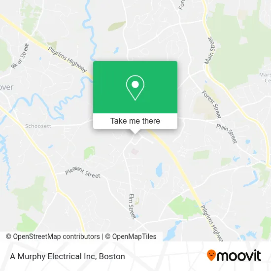 A Murphy Electrical Inc map