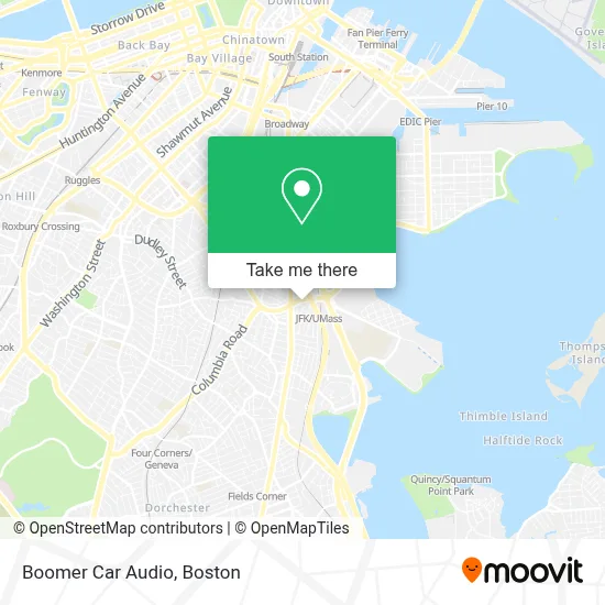 Boomer Car Audio map