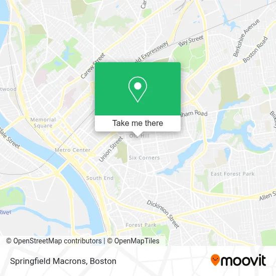 Springfield Macrons map