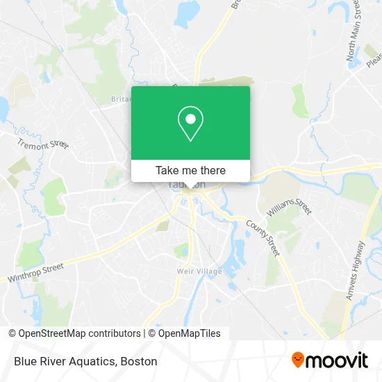 Blue River Aquatics map