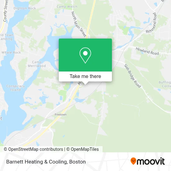 Barnett Heating & Cooling map