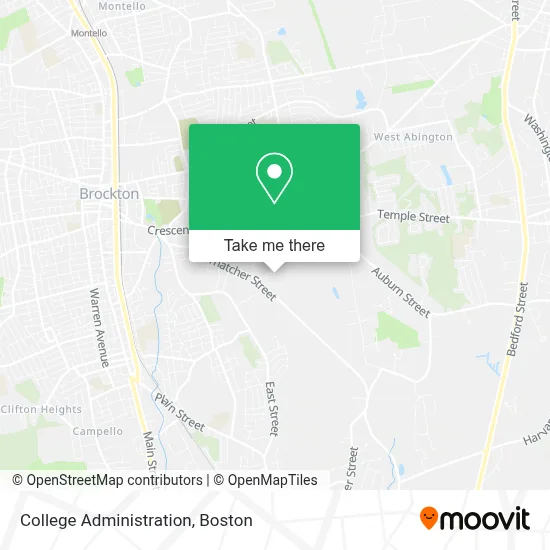 College Administration map