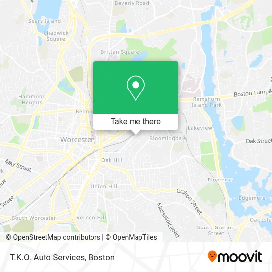 T.K.O. Auto Services map