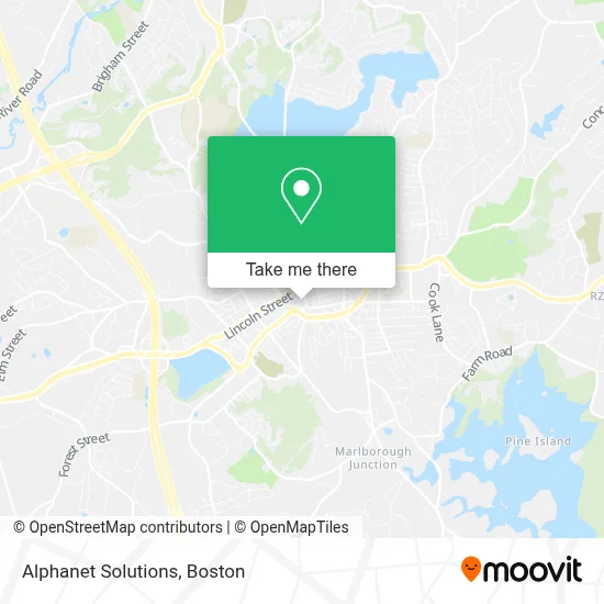 Alphanet Solutions map