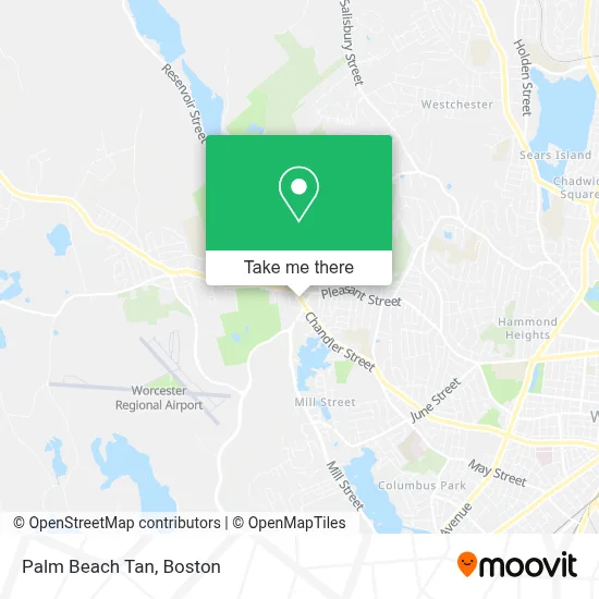 Palm Beach Tan map
