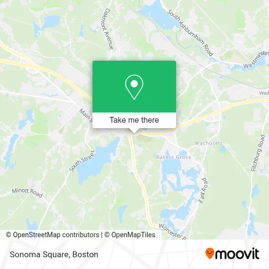 Sonoma Square map