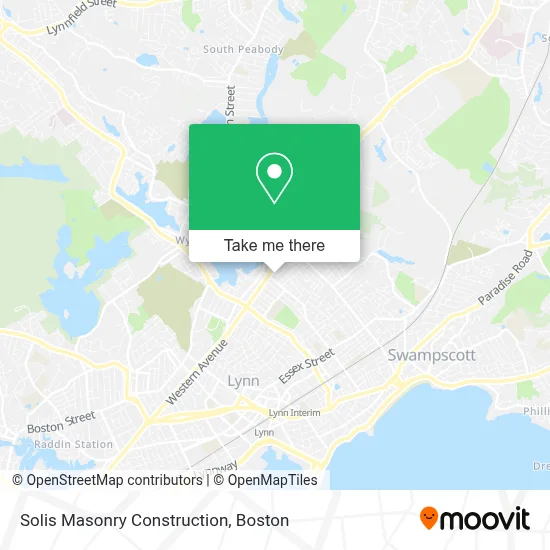 Solis Masonry Construction map