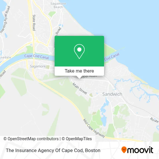The Insurance Agency Of Cape Cod map