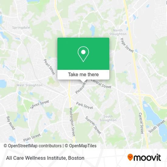 All Care Wellness Institute map