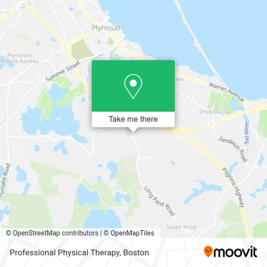 Professional Physical Therapy map