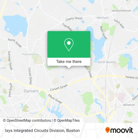 Ixys Integrated Circuits Division map