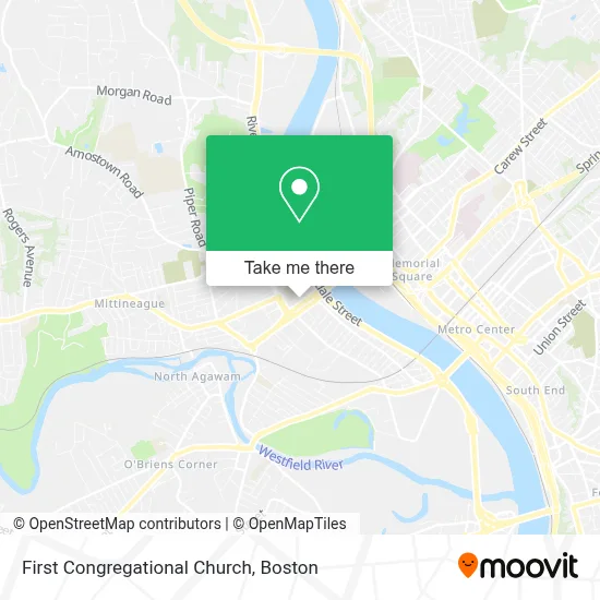 First Congregational Church map