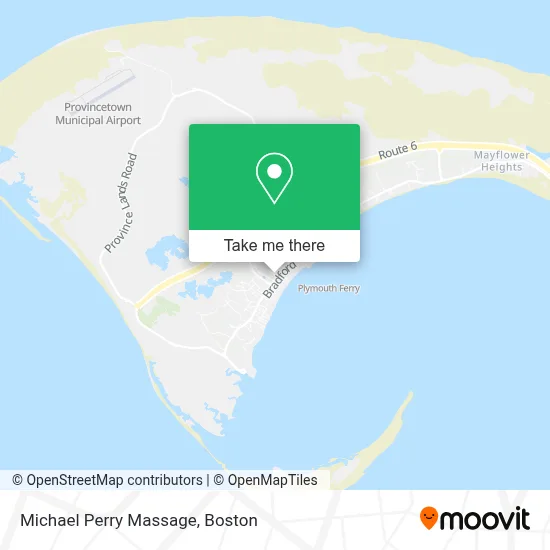 Michael Perry Massage map