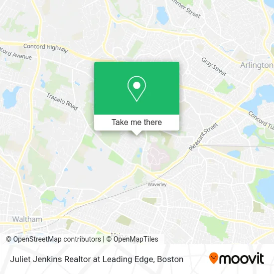 Juliet Jenkins Realtor at Leading Edge map
