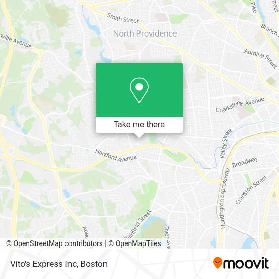 Vito's Express Inc map