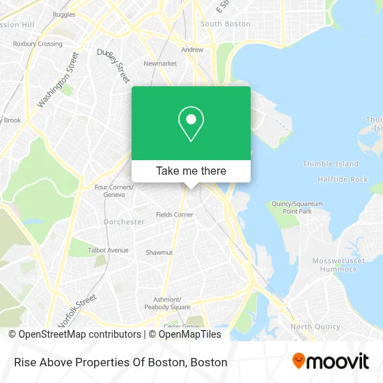 Rise Above Properties Of Boston map