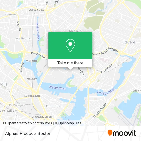 Alphas Produce map