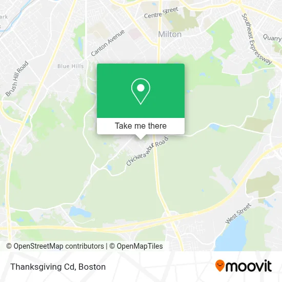 Thanksgiving Cd map