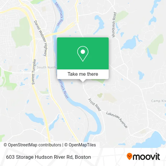603 Storage Hudson River Rd map