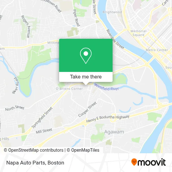 Napa Auto Parts map
