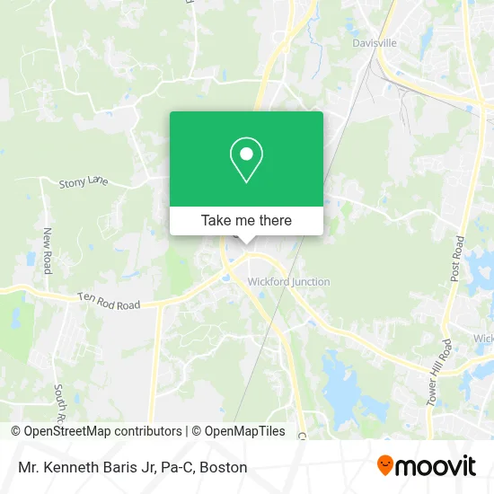 Mr. Kenneth Baris Jr, Pa-C map