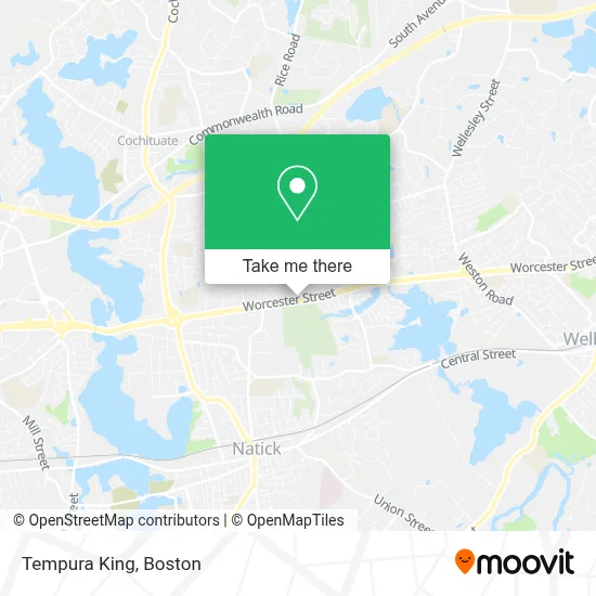 Tempura King map