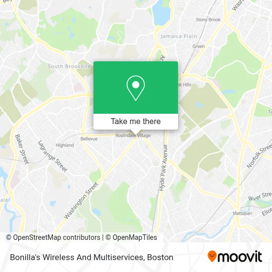 Bonilla's Wireless And Multiservices map
