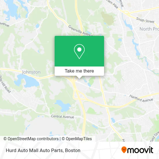 Hurd Auto Mall Auto Parts map