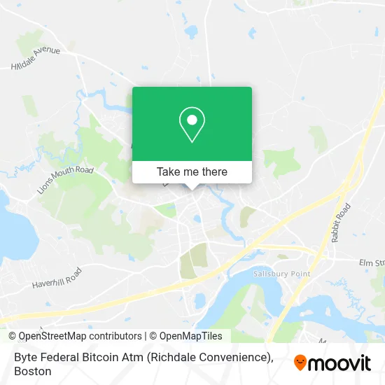 Byte Federal Bitcoin Atm (Richdale Convenience) map