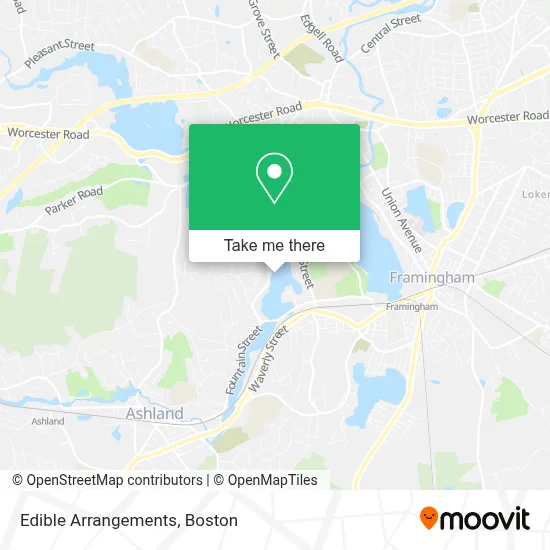 Edible Arrangements map