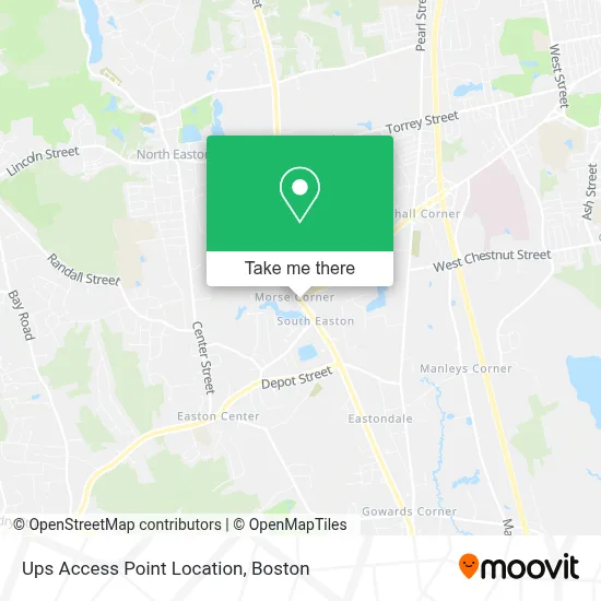 Ups Access Point Location map