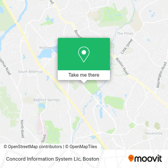 Concord Information System Llc map