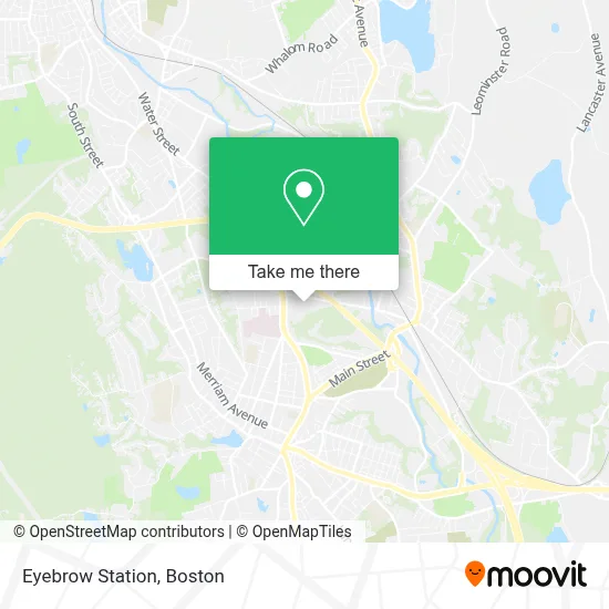 Eyebrow Station map