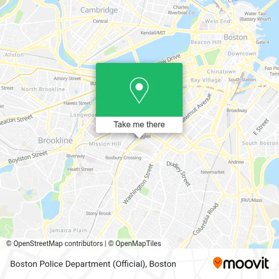 Boston Police Department (Official) map