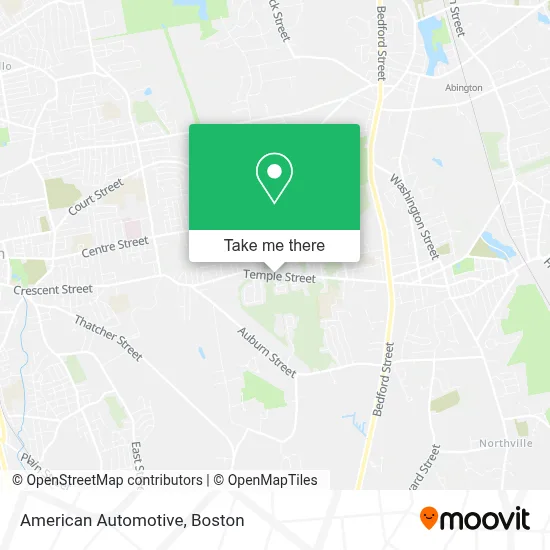 American Automotive map