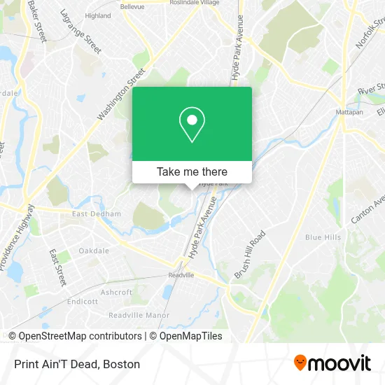 Print Ain'T Dead map