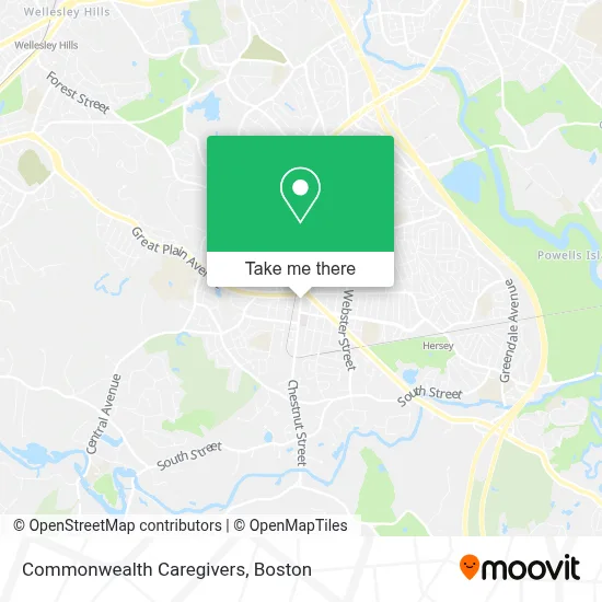 Commonwealth Caregivers map