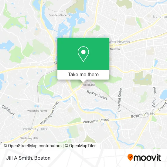 Jill A Smith map
