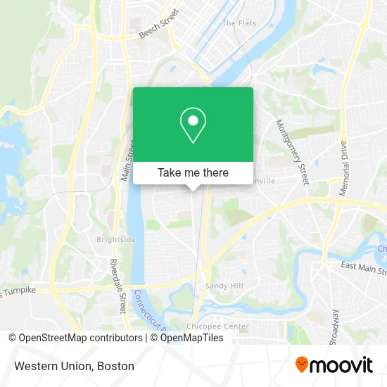 Western Union map