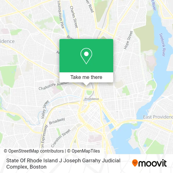 State Of Rhode Island J Joseph Garrahy Judicial Complex map