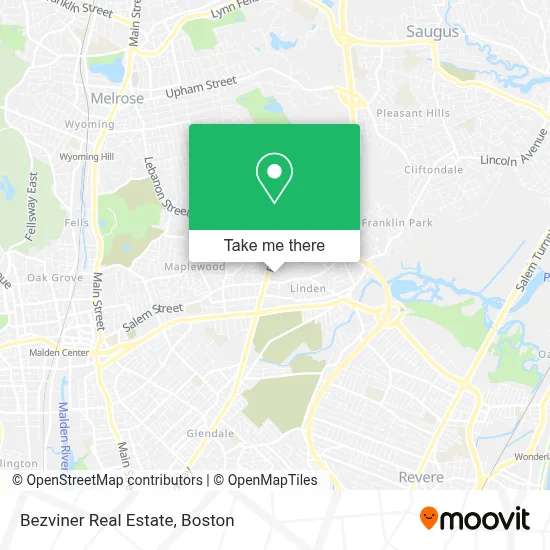 Bezviner Real Estate map