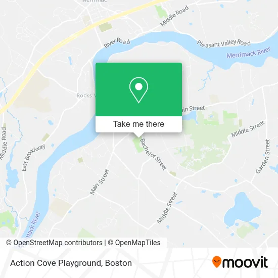 Action Cove Playground map