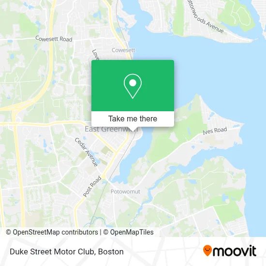 Duke Street Motor Club map