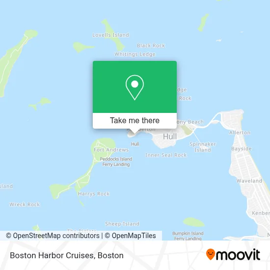 Boston Harbor Cruises map