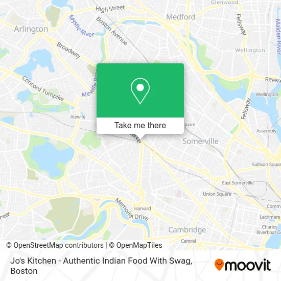 Jo's Kitchen - Authentic Indian Food With Swag map