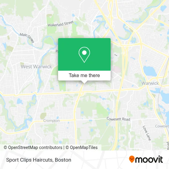 Sport Clips Haircuts map