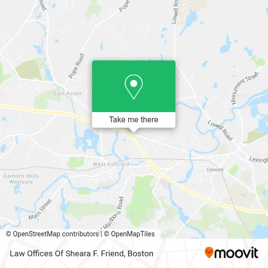Law Offices Of Sheara F. Friend map