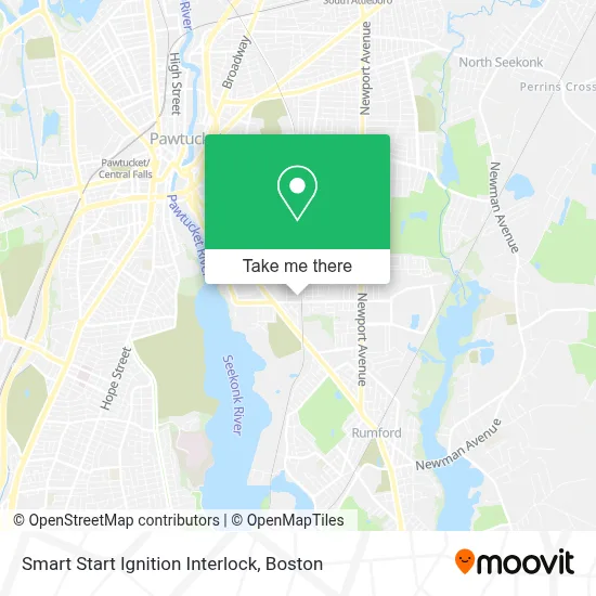 Smart Start Ignition Interlock map