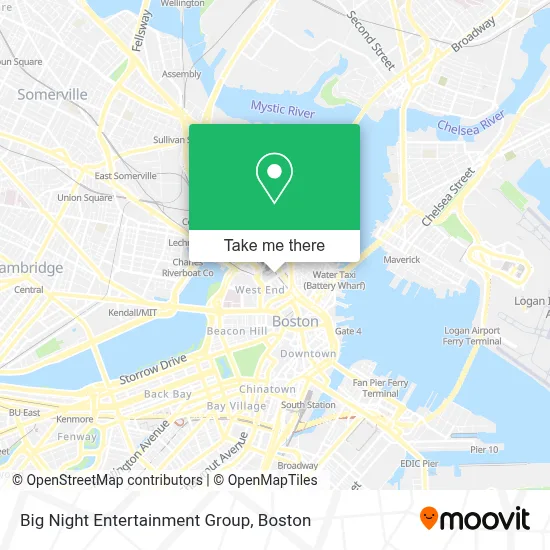 Big Night Entertainment Group map