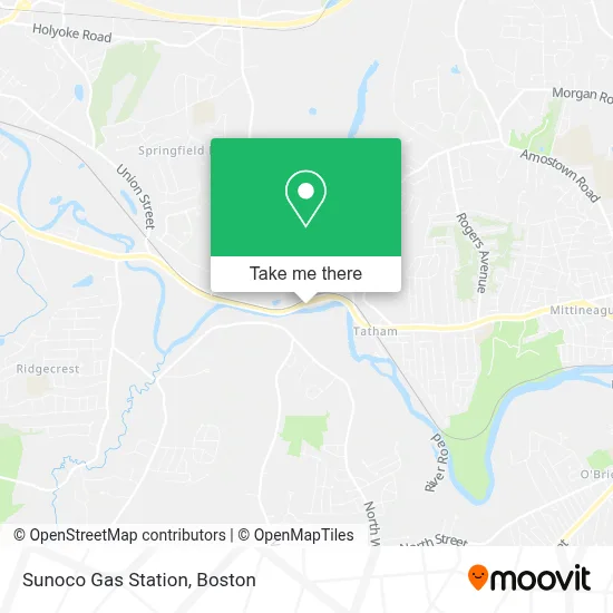 Sunoco Gas Station map